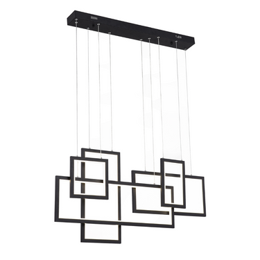 Sand Black Aluminium and Acrylic LED Fitting